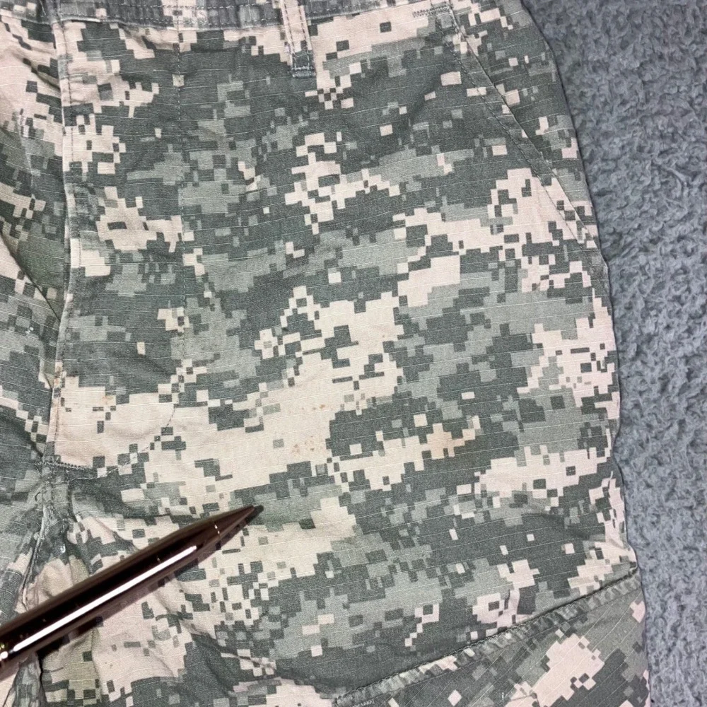 Military Cargo Pants‎ Men 30x31 Digital ACU Camo Ripstop Utility Trousers Grunge
